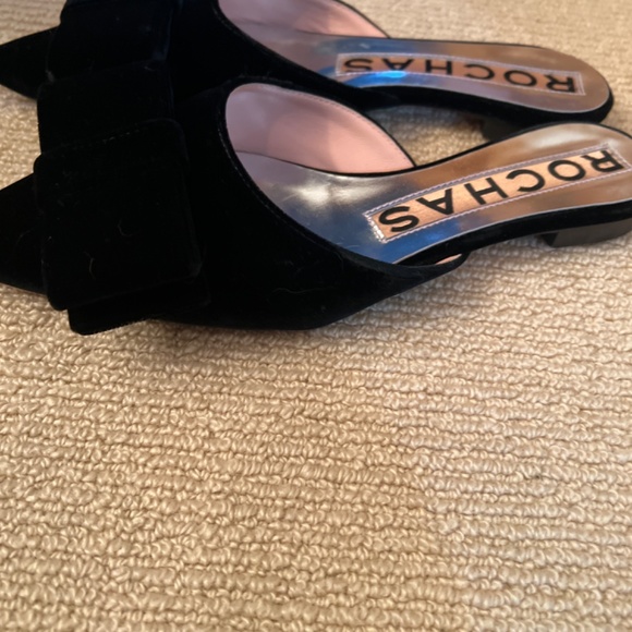 Rochas velvet bow mule - Picture 6 of 7